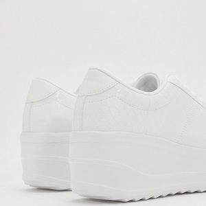 White Platform Sneakers